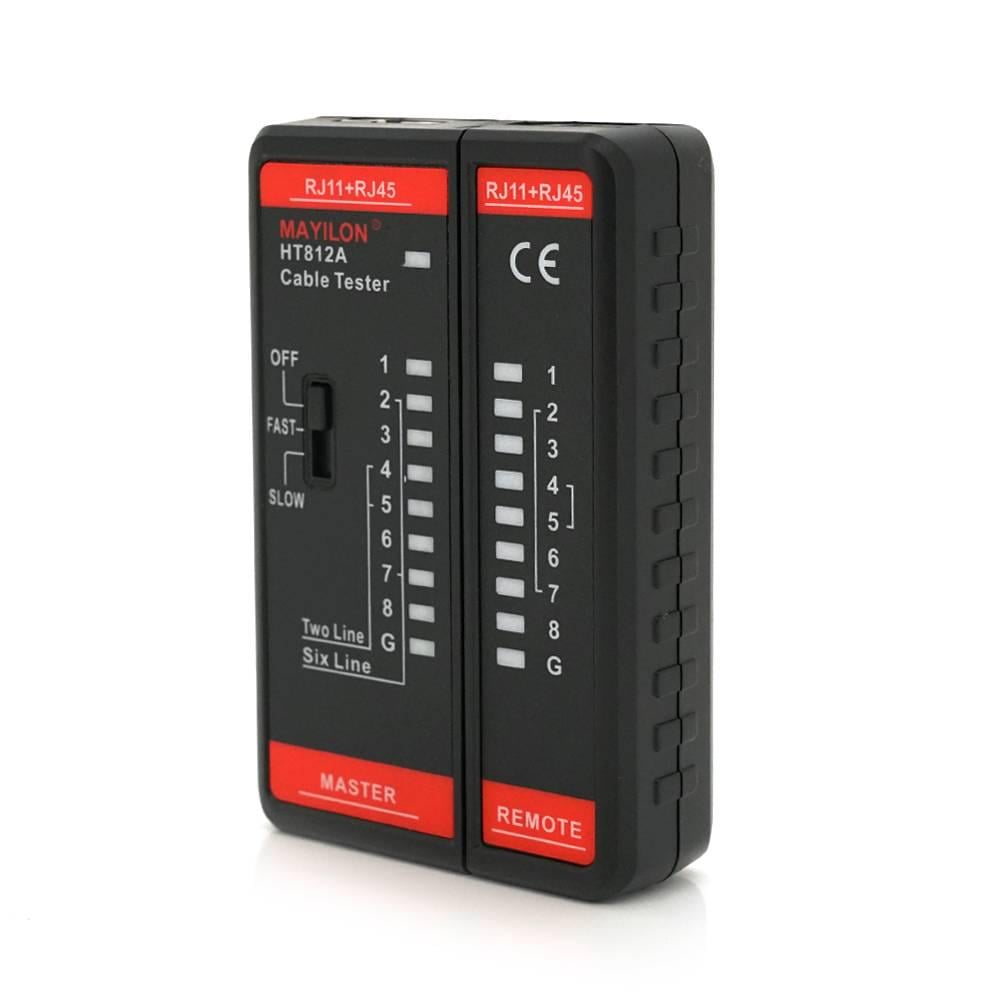 Тестер кабельний Mayilon HT-812A, RJ-45+RJ-11 Тестер кабельний Mayilon HT-812A, RJ-45+RJ-11