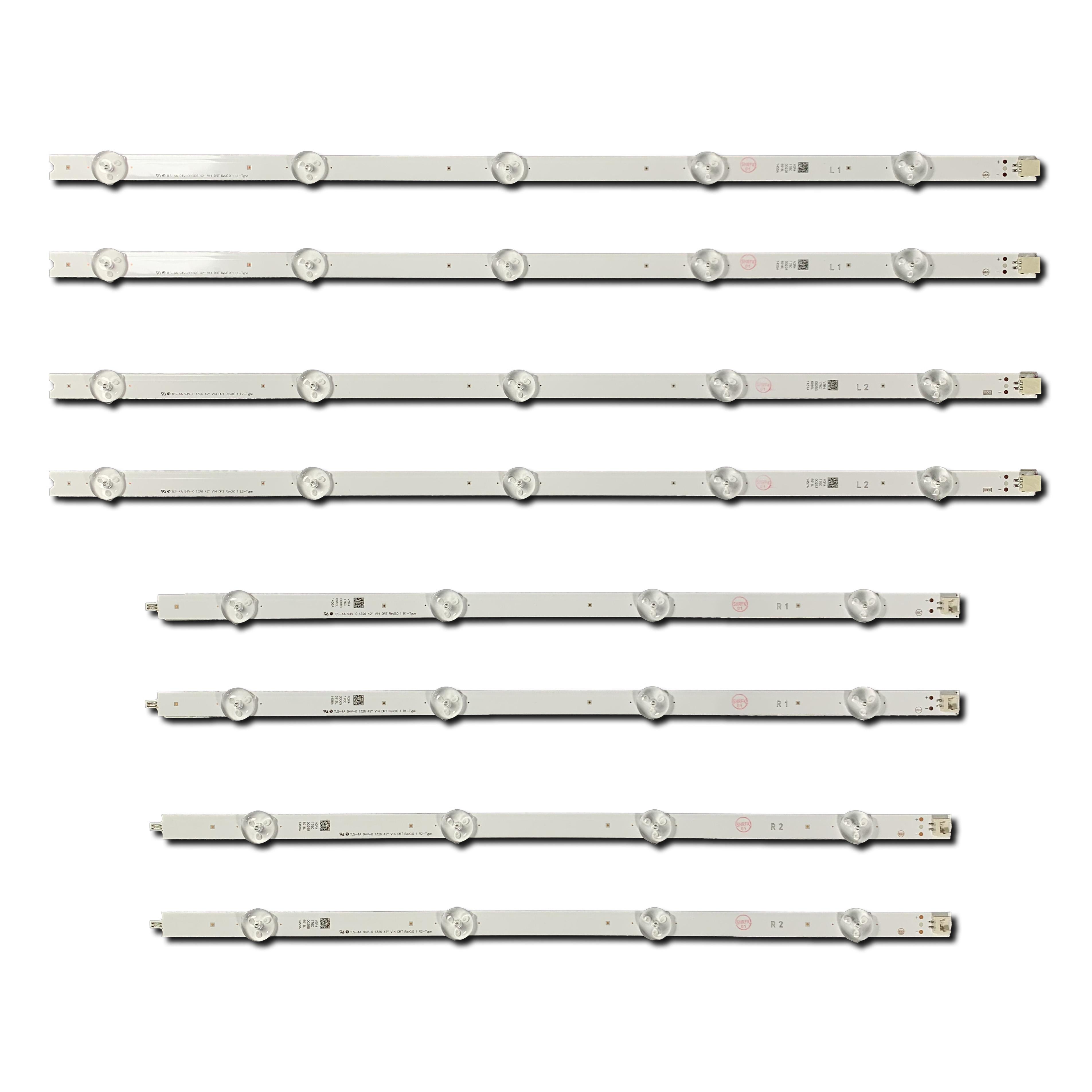 Комплект LED подсветки Philips для TV 42" V14 DRT Rev0.0 1 L1-Type 6916L-1455B/R1-Type 6916L-1456B/L2-Type 6916L-1457B/R2-Type 6916L-1458B (ART-12