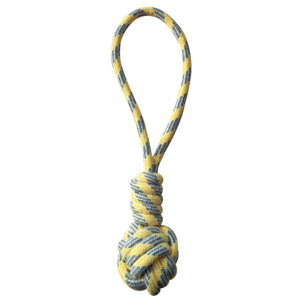 Игрушка для собак Croci PASTEL Груша канатная с ручкой 40 см
