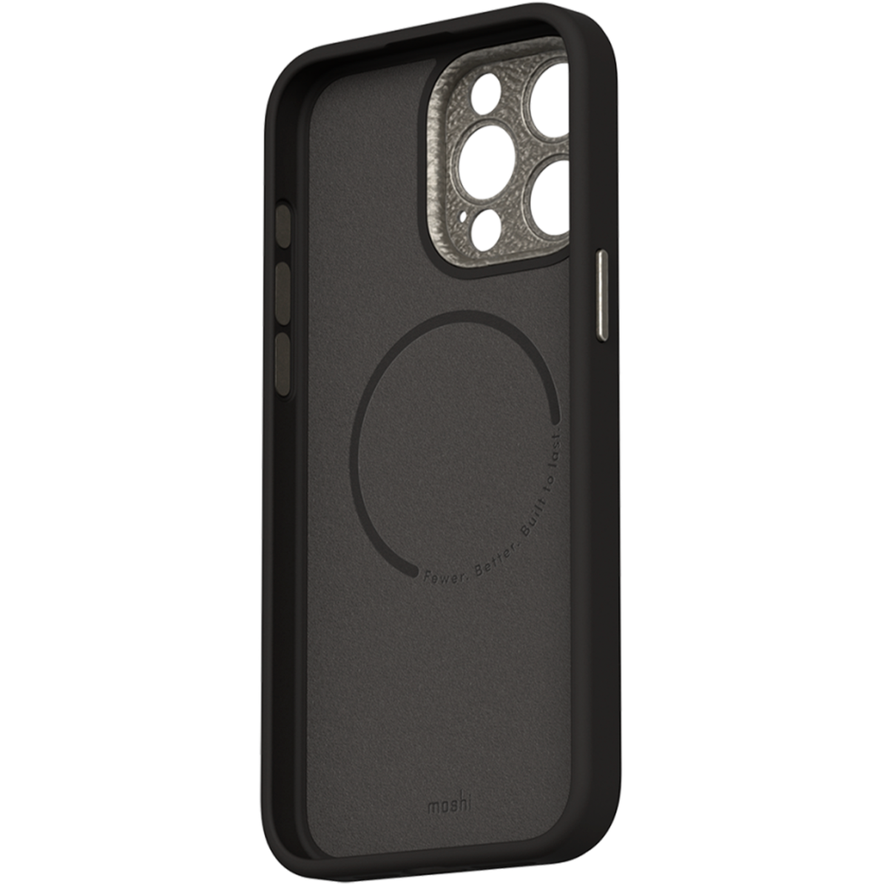 Чохол накладка Moshi Napa Slim Hardshell Case with MagSafe for iPhone 15 Pro Max Midnight Black (99MO231104) - фото 3