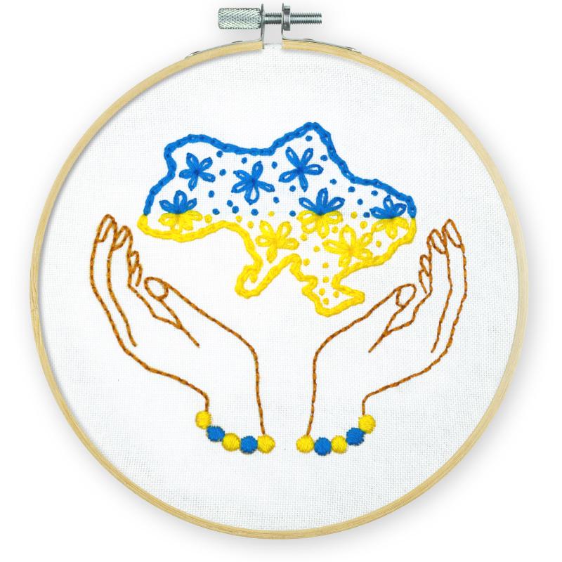 Набор для вышивки с пяльцами Моя страна (873)