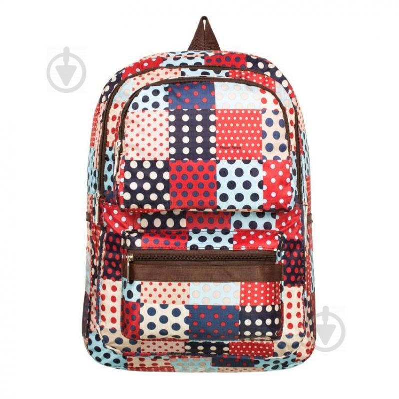 Рюкзак городской Can Vas Горошек Polka-dot 34х23х12 см Разноцветный (21488) Рюкзак городской Can Vas Горошек Polka-dot 34х23х12 см Разноцветный (21488)