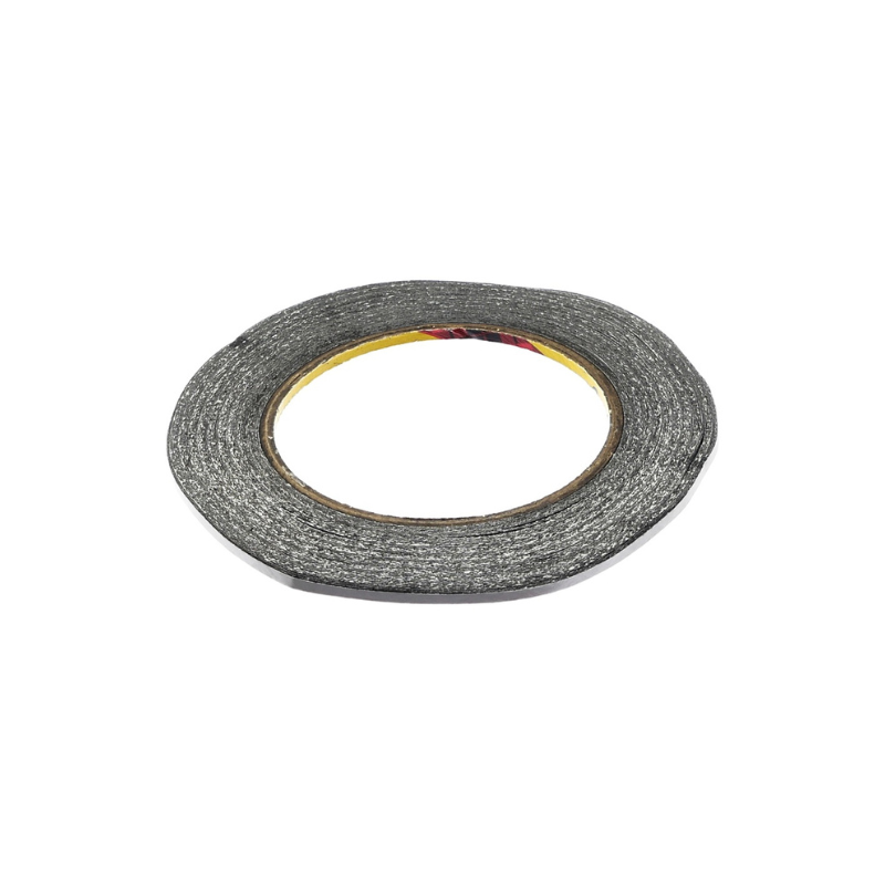 Черный двухсторонний скотч 3M, 3 мм ширина, 25 м длина