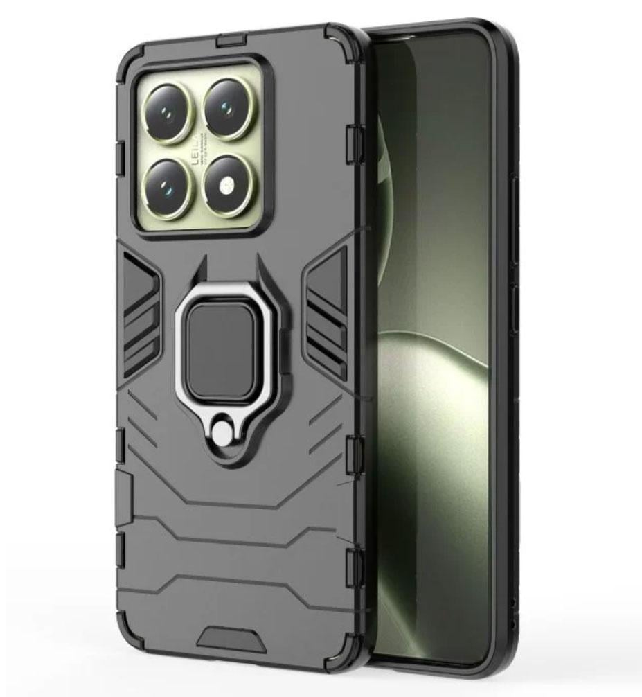 Чехол бампер Primolux Ring Armor для Xiaomi 14T 5G - Black