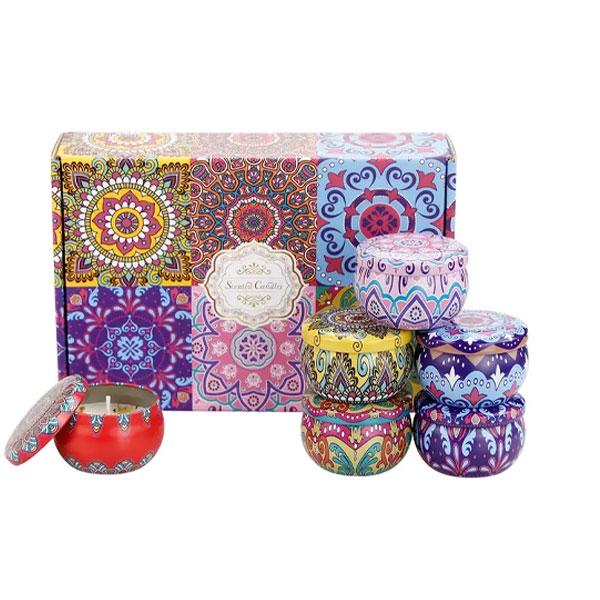 Набор рождественских аромасвечей 6 шт. (94525336)