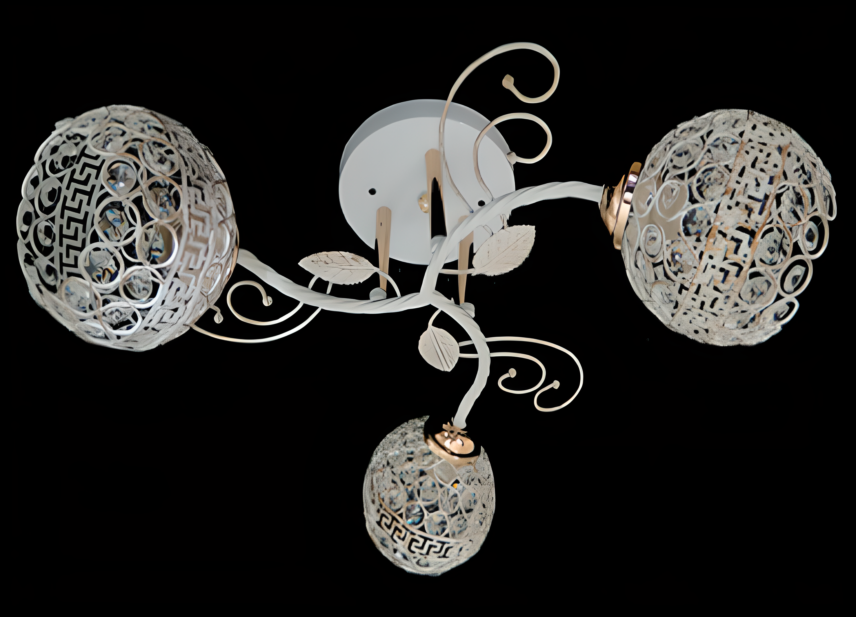 Люстра потолочная Sirius Ю 9884С/3 на 3 плафона