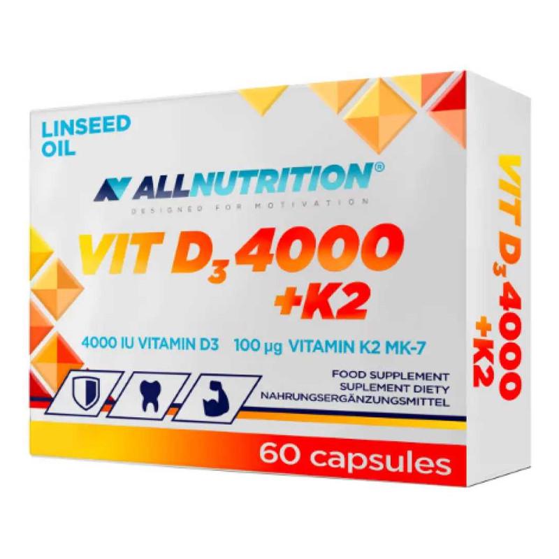 Витамины D3/K2 AllNutrition Vit D3 4000/K2 60 капс. (22581-01) Витамины D3/K2 AllNutrition Vit D3 4000/K2 60 капс. (22581-01)