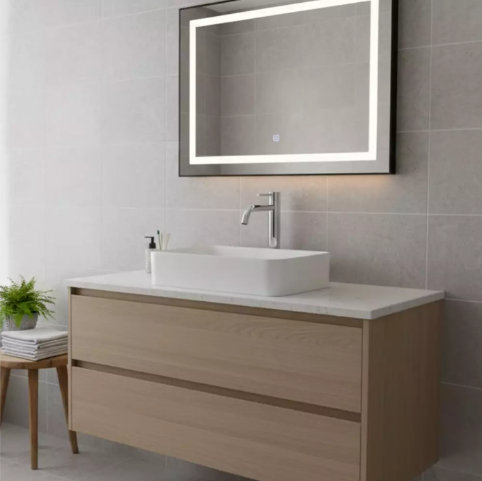 Смеситель для раковины Devit Flow 550536N Никель матовый (34353115)