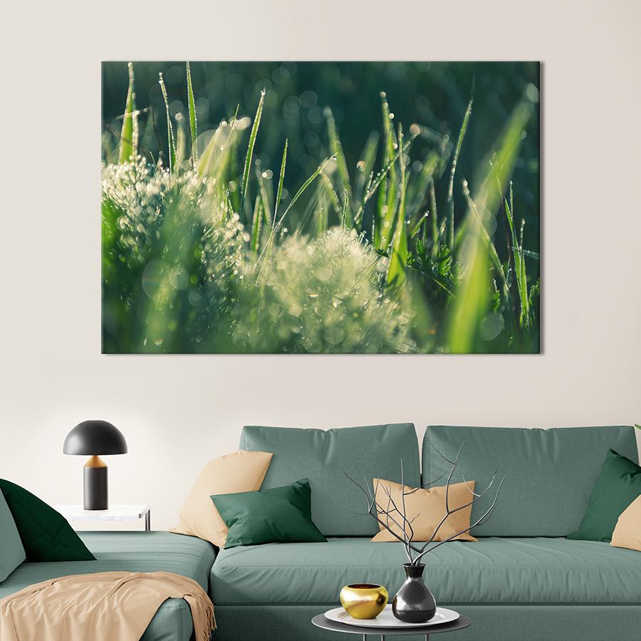 Настенний декор Роса на траве 80x54 см (2010-1)
