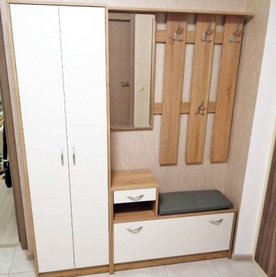 Шкаф Мебель-Сервис 2Д Орион Дуб самоа/Белый матовый (26859628) - фото 4 Шкаф Мебель-Сервис 2Д Орион Дуб самоа/Белый матовый (26859628) - фото 4