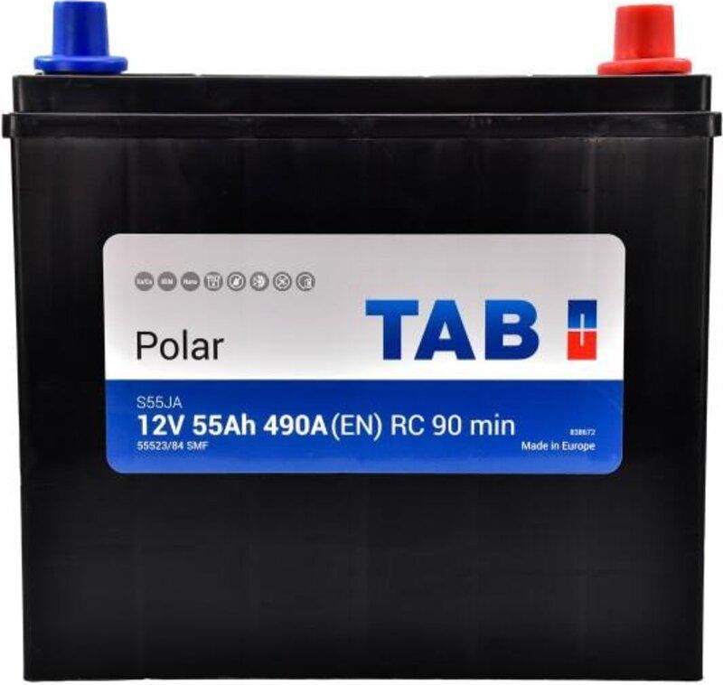 Акумулятор автомобільний TAB Polar 55 Ah 490A 12V "+" праворуч (U0716715)