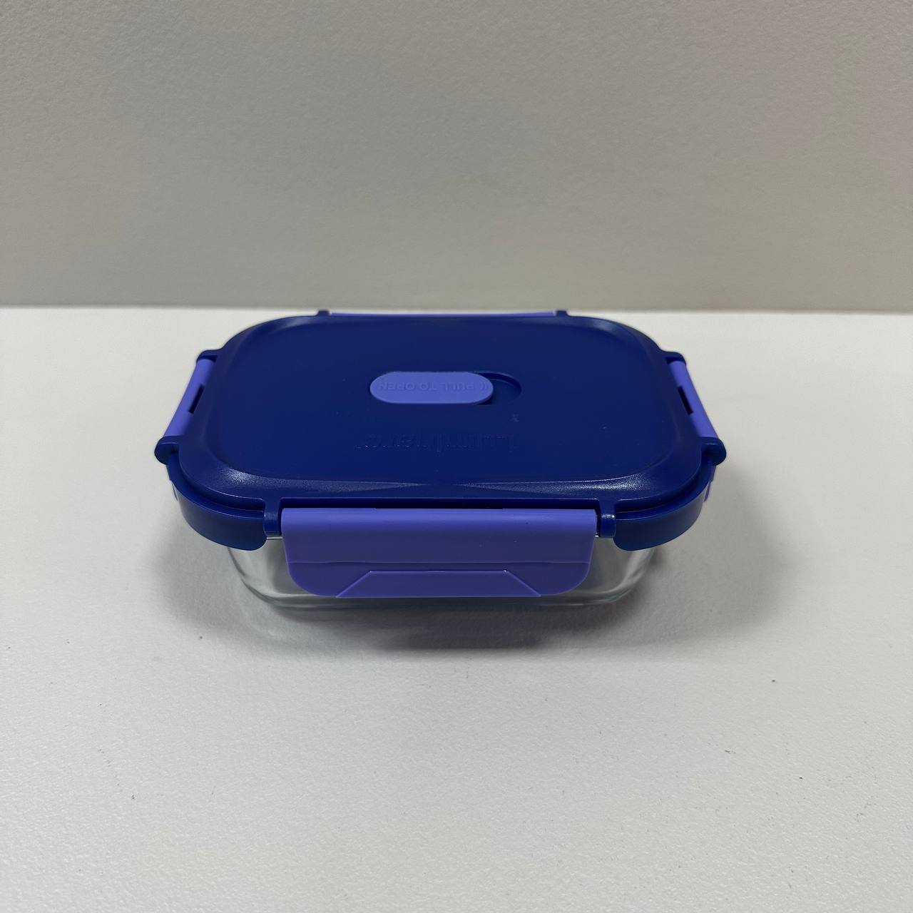 Пищевый контейнер Luminarc Click Clack X0088 стеклянный с пластиковой крышкой 370 мл Синий (23737) - фото 4 Пищевый контейнер Luminarc Click Clack X0088 стеклянный с пластиковой крышкой 370 мл Синий (23737) - фото 4