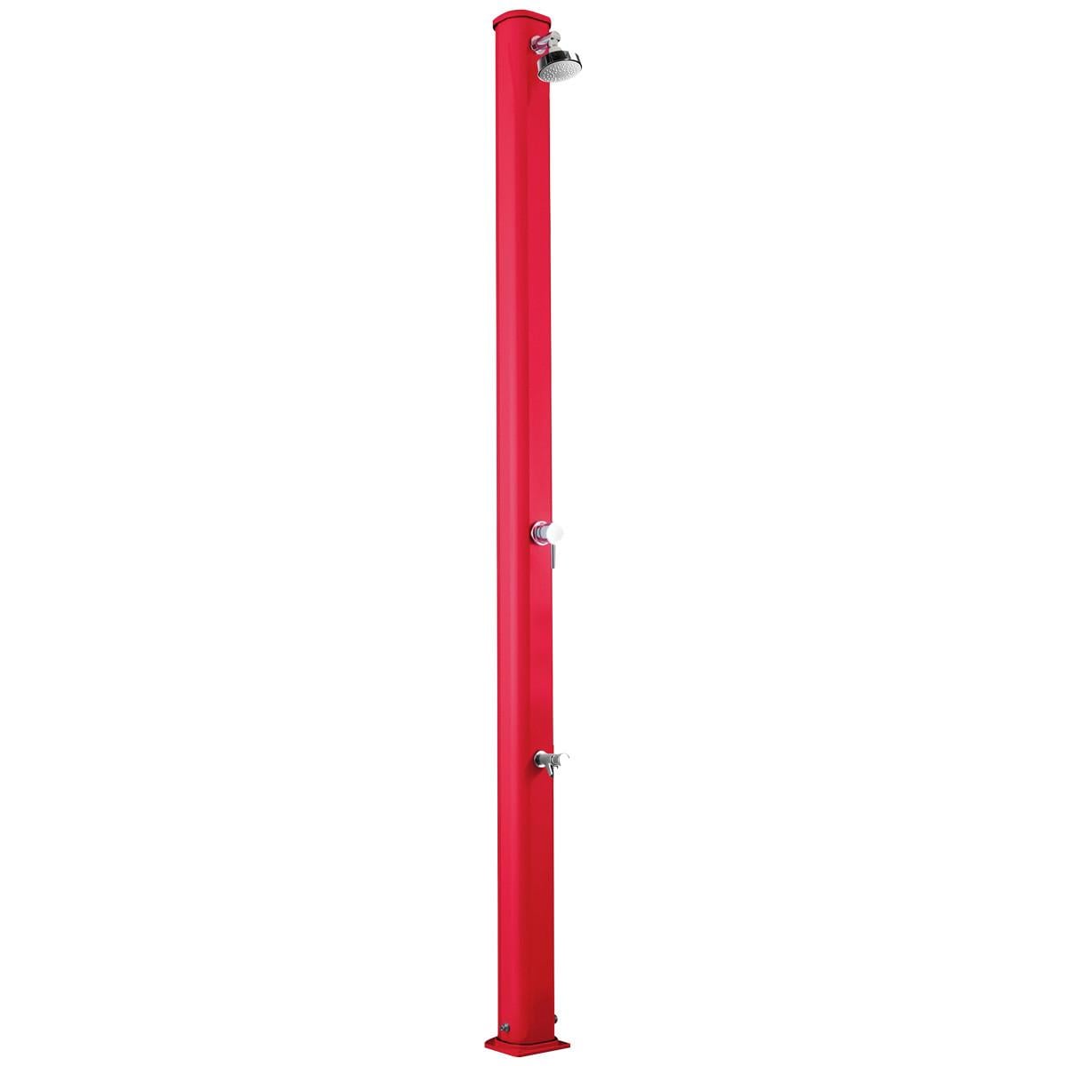 Душ сонячний Aquaviva Jolly S A620/3027 22 л алюмінієвий з мийкою для ніг Red (18651)