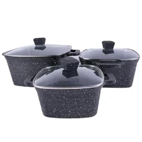 Набор посуды с мраморным покрытием Benson BN-367 6 пр. (BN-367)