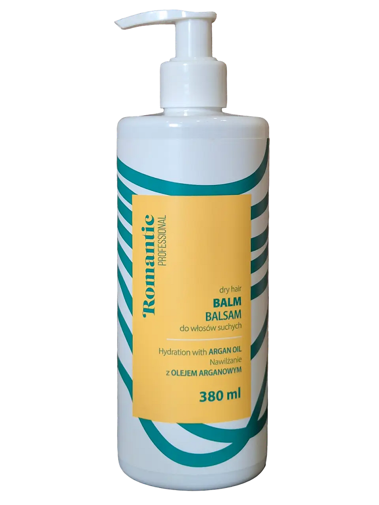 Бальзам увлажняющий для волос Romantic Professional Balm с аргановым маслом 380 мл (24679505)