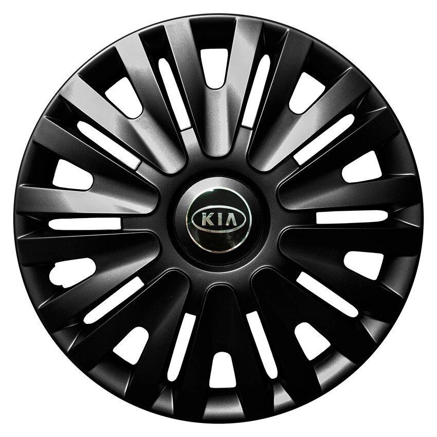 Комплект колпаков JAWOPLAST Alpha R16 для KIA 4 шт. Black (28434932)