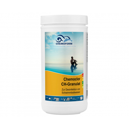 Химия для бассейнов Chemoform Кемохлор Т-90 гранулированный для хлорирования бассейнов 1 кг (38910) - фото 1 Химия для бассейнов Chemoform Кемохлор Т-90 гранулированный для хлорирования бассейнов 1 кг (38910) - фото 1