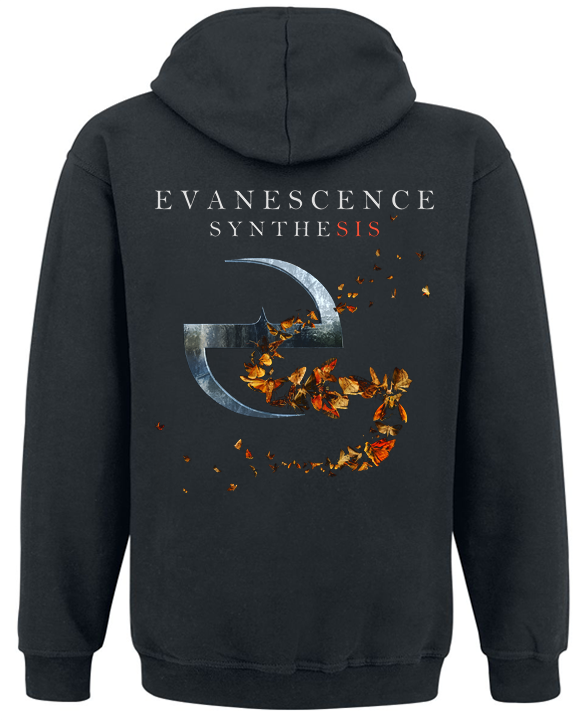 Толстовка з блискавкою "Evanescence Synthesis" L Чорний (27466) - фото 2 Толстовка з блискавкою "Evanescence Synthesis" L Чорний (27466) - фото 2
