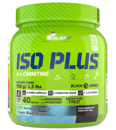 Изотоник Olimp Iso Plus powder Blue Tropic 700 г
