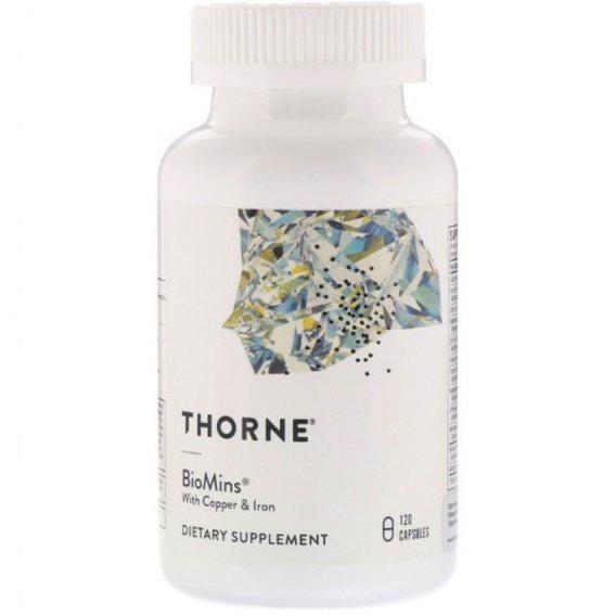 Мультиминеральный комплекс Thorne Research BioMins with Copper & Iron 120 Caps (THR-00664)