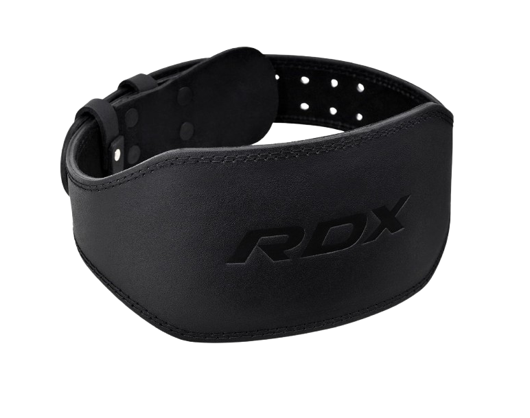 Пояс для тяжелой атлетики RDX 6 кожаный Full 2XL Black (3070022220)