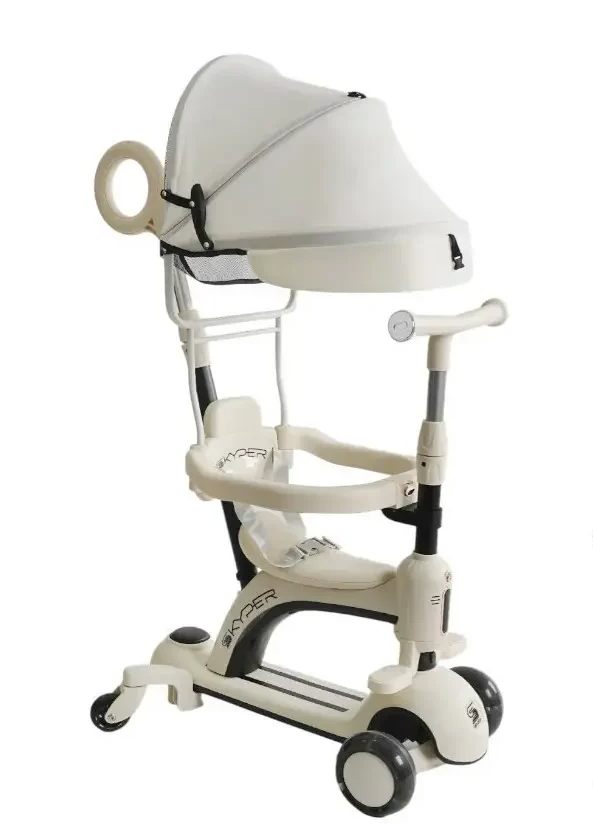 Самокат дитячий 3-х колісний 5в1 Scooter Skyper LF-04478 зі світлом/українське озвучування/захисний бампер (2930722006) Самокат дитячий 3-х колісний 5в1 Scooter Skyper LF-04478 зі світлом/українське озвучування/захисний бампер (2930722006)