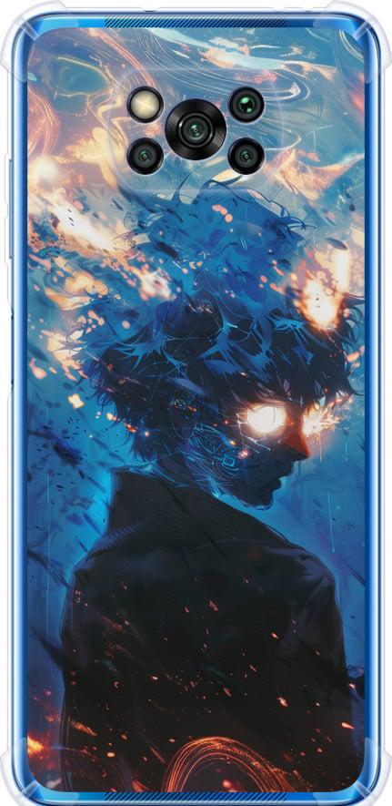 Чехол на Xiaomi Poco X3 Pro Сатору Годжо (6129sp-2938-42517)
