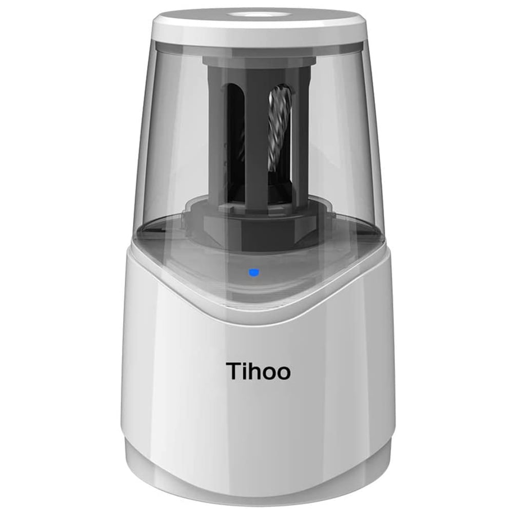 Точилка для карандашей Tihoo 8010 электрическая аккумуляторная Белая (246564961)