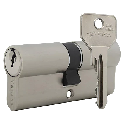 Циліндр CISA C2000 70 35х35 нікель матовий 3 ключі (2958425081)