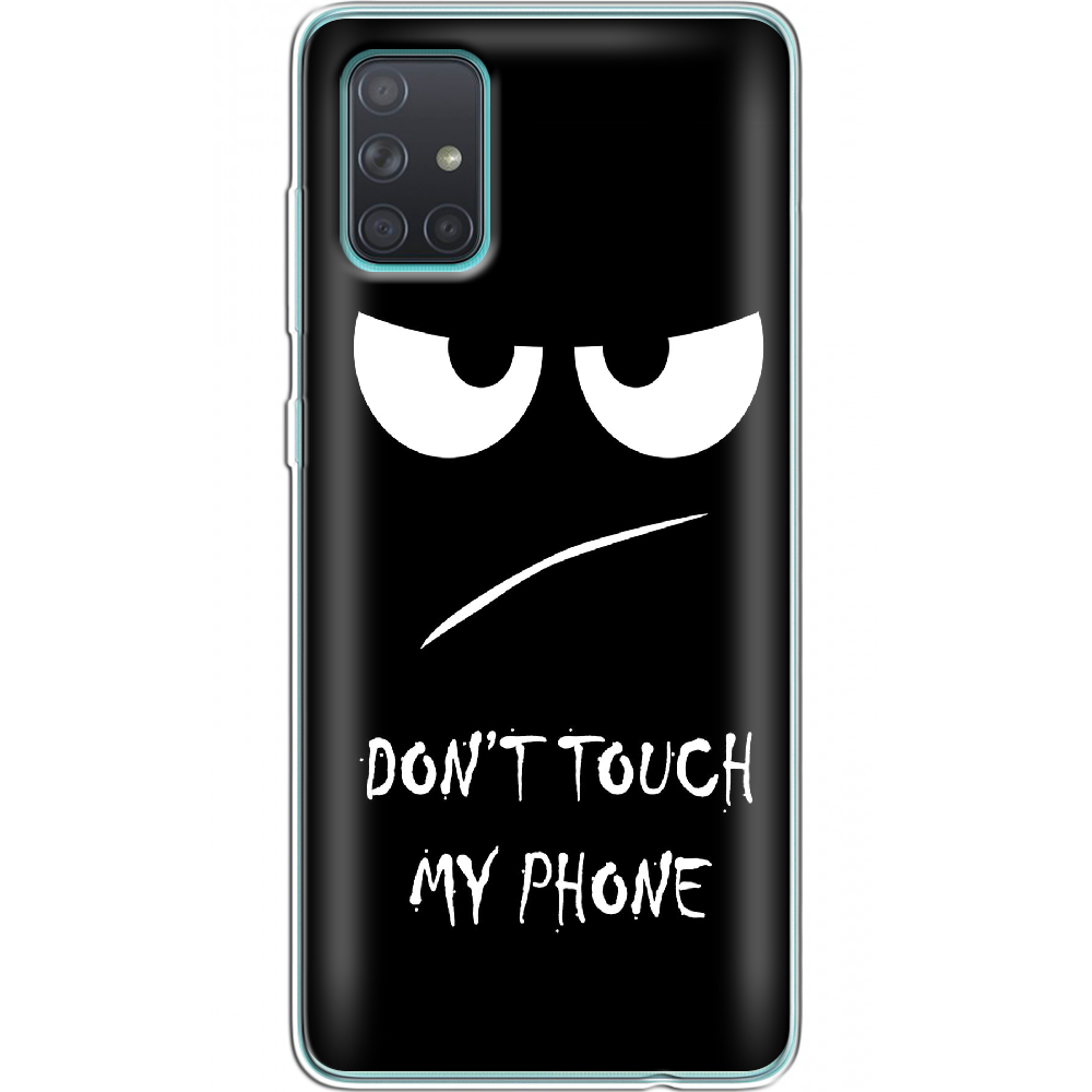 Чехол BoxFace Samsung A715 Galaxy A71 Don't Touch my Phone Прозрачный силикон (38850-up535-38850)