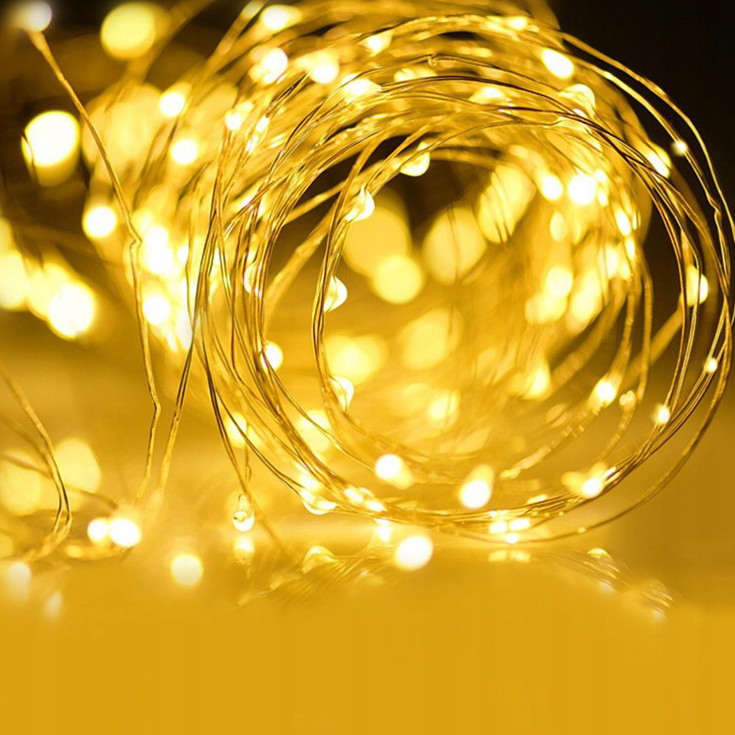 Гирлянда солнечная 500 LED-лампочек/10 Вт/IP44 52 м