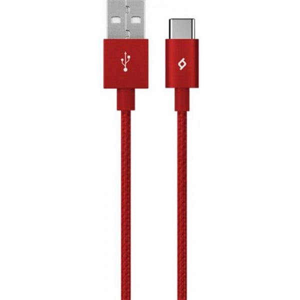 Кабель Ttec USB-Type-C AlumiCable 1,2 м Red (2DK18K)