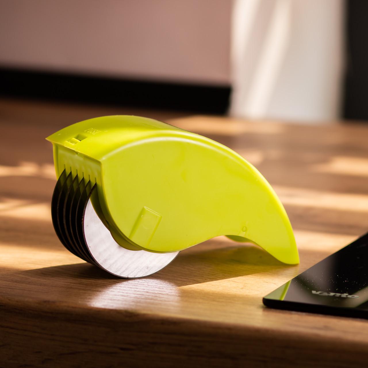 Ніж слайсер для зелені 6 лез 15х6х8 см Салатовий (HP-8-71) - фото 6 Ніж слайсер для зелені 6 лез 15х6х8 см Салатовий (HP-8-71) - фото 6