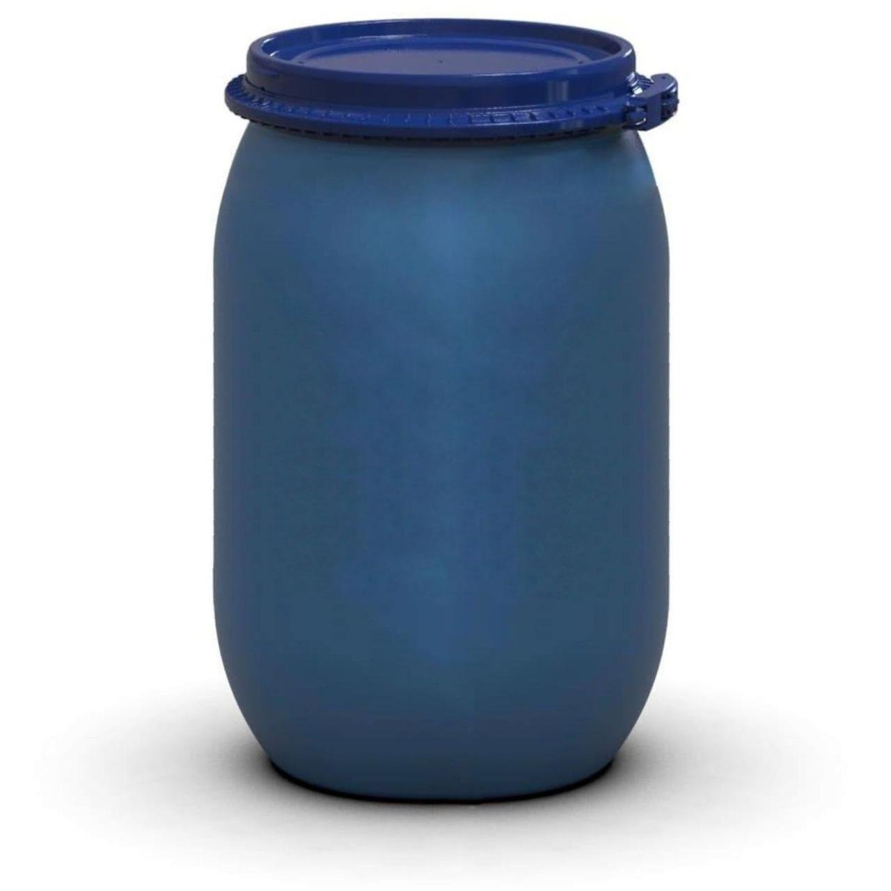 Бочка пластиковая Litolan с хомутом герметичная пищевая 210 л - фото 1 Бочка пластиковая Litolan с хомутом герметичная пищевая 210 л - фото 1