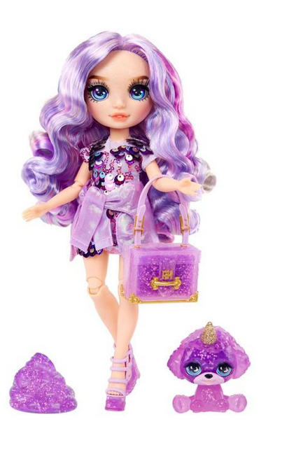 Кукла Rainbow High Violet SLime Kit & Pet (2462288496)