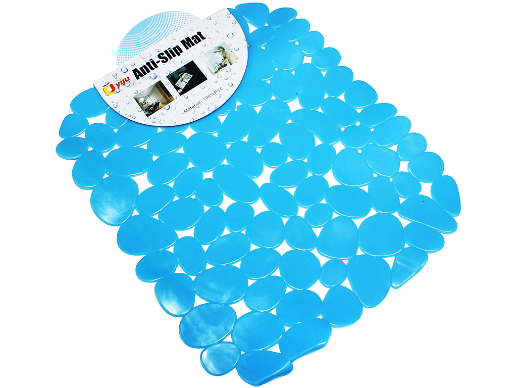 Коврик для раковины антискользящий Камушки 25х29 см Голубой Коврик для раковины антискользящий Камушки 25х29 см Голубой