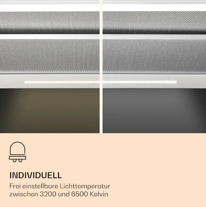 Вытяжка Klarstein Mariana Neo 60 с плоским экраном 640 м3/ч 60 см (10035925) - фото 3 Вытяжка Klarstein Mariana Neo 60 с плоским экраном 640 м3/ч 60 см (10035925) - фото 3