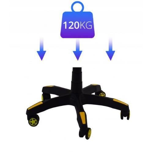 Крісло офісне комп'ютерне Bonro B-810 Жовтий (3545) - фото 3