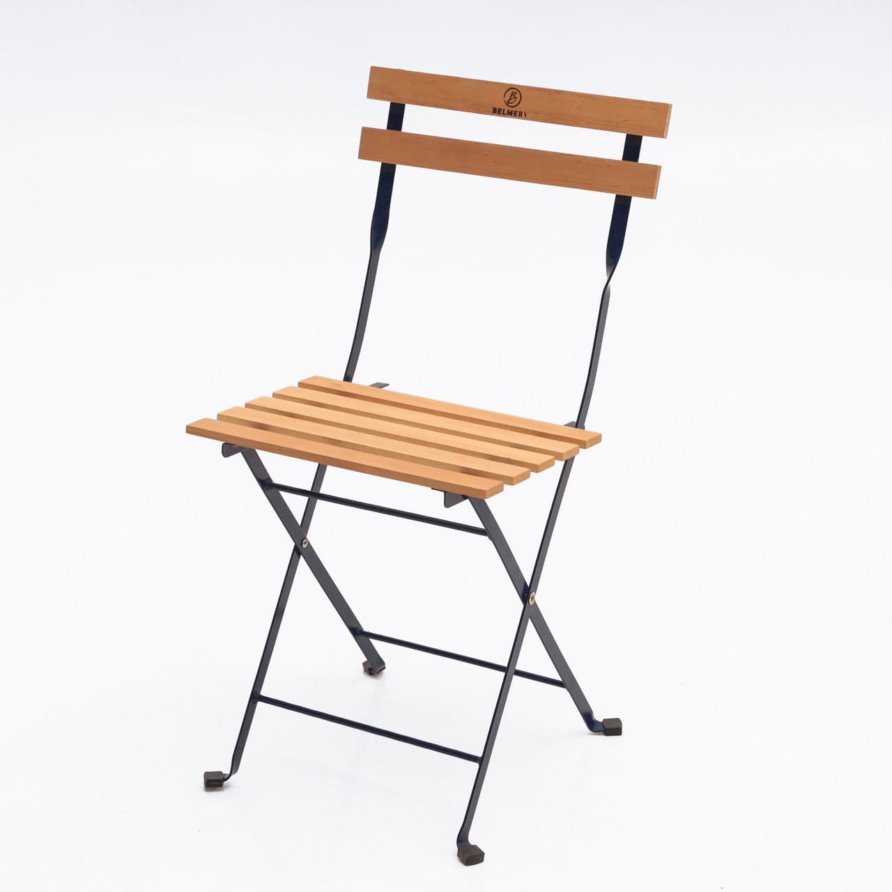 Стул раскладной Belmery 79×39 см Синий/Ольха (32903166)