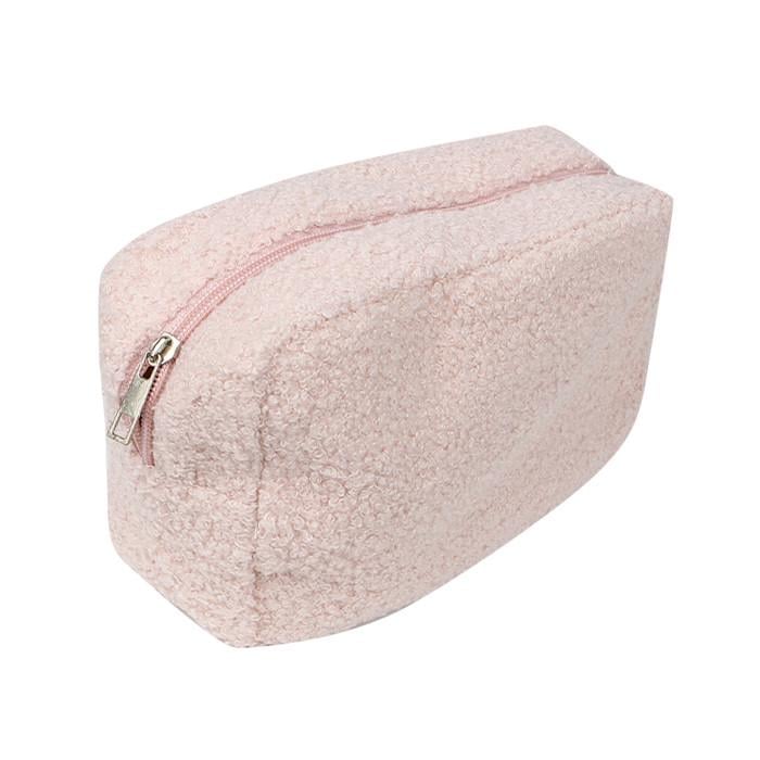 Косметичка женская дорожная Lesko B0220 плюшевая Pink (25713946)
