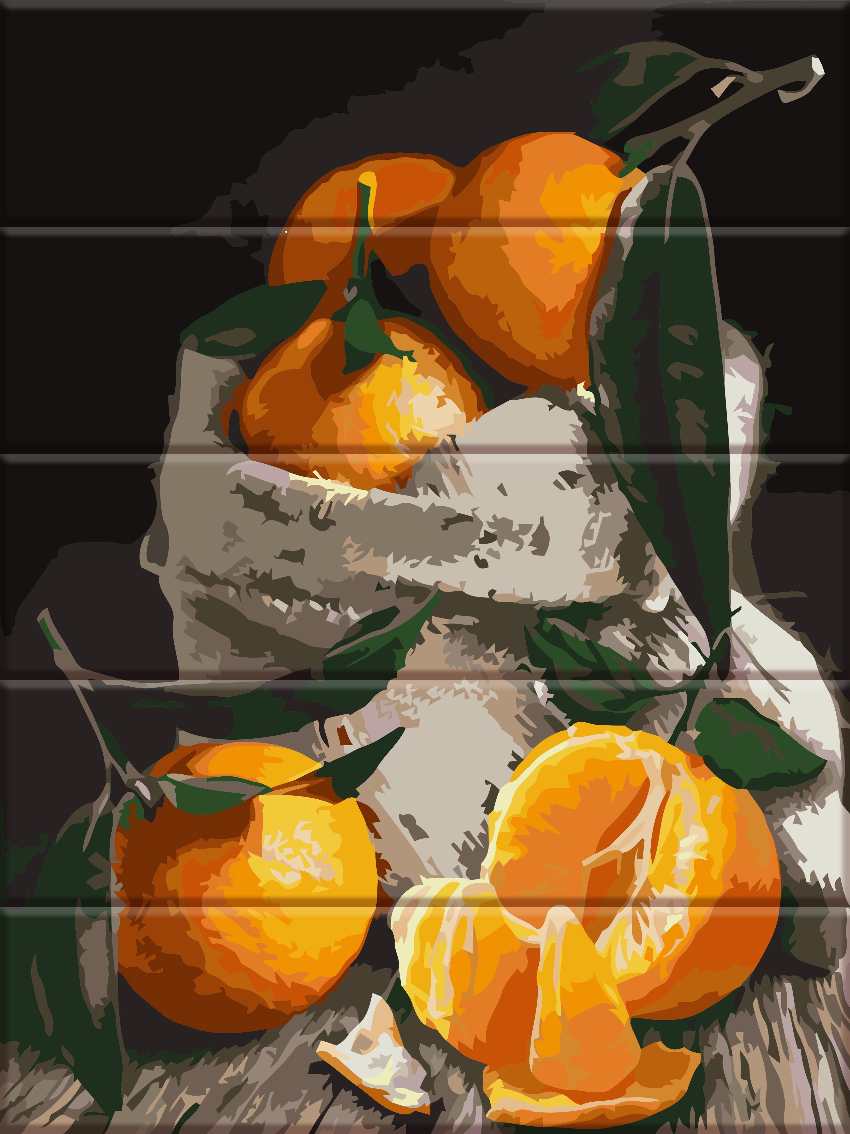 Картина по номерам ArtStory Мандарины 30x40 см (ASW075)