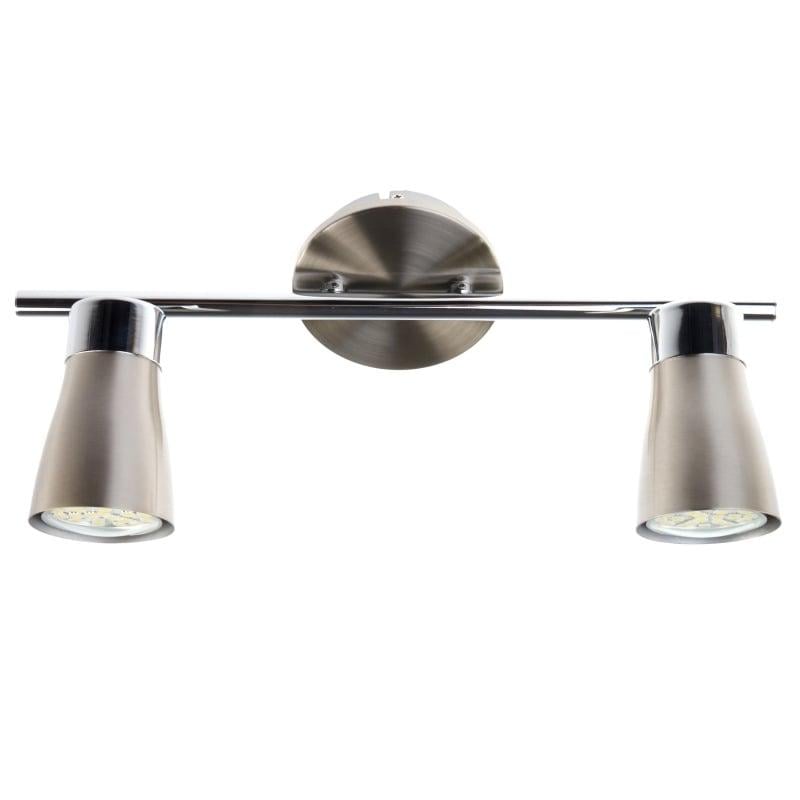 Светильник спот Brille HTL-179/2 GU10 SN+CH (26-707)