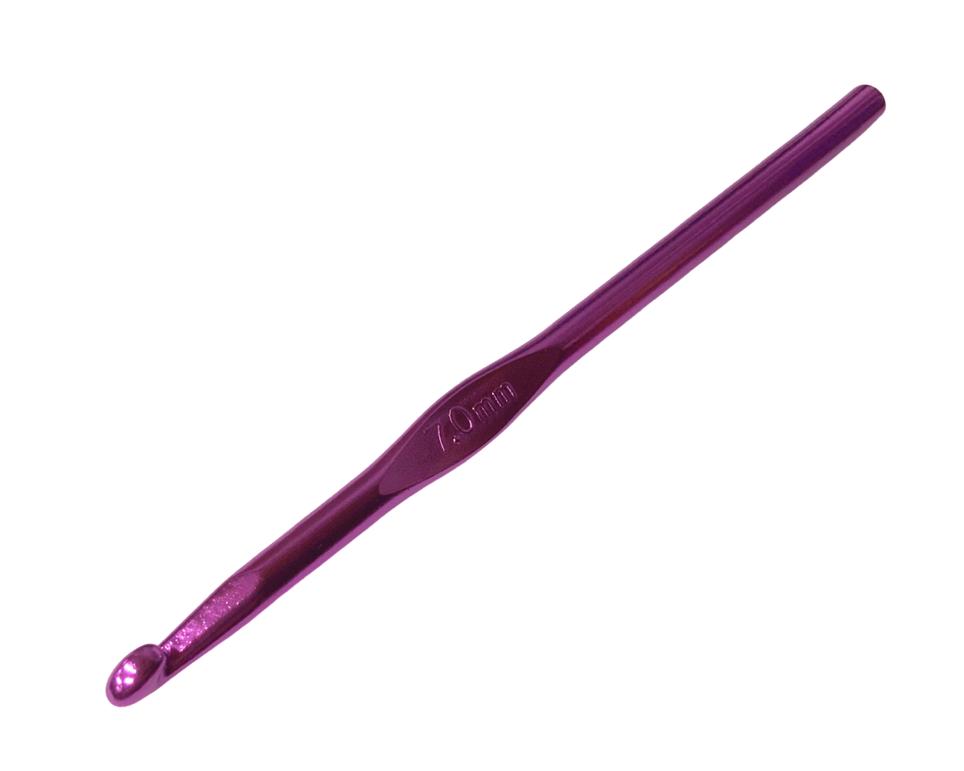 Крючок для вязания 7 мм металлический