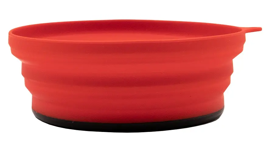 Тарелка Tramp силиконовая с пластиковым дном терракот 550 мл TRC-123 red