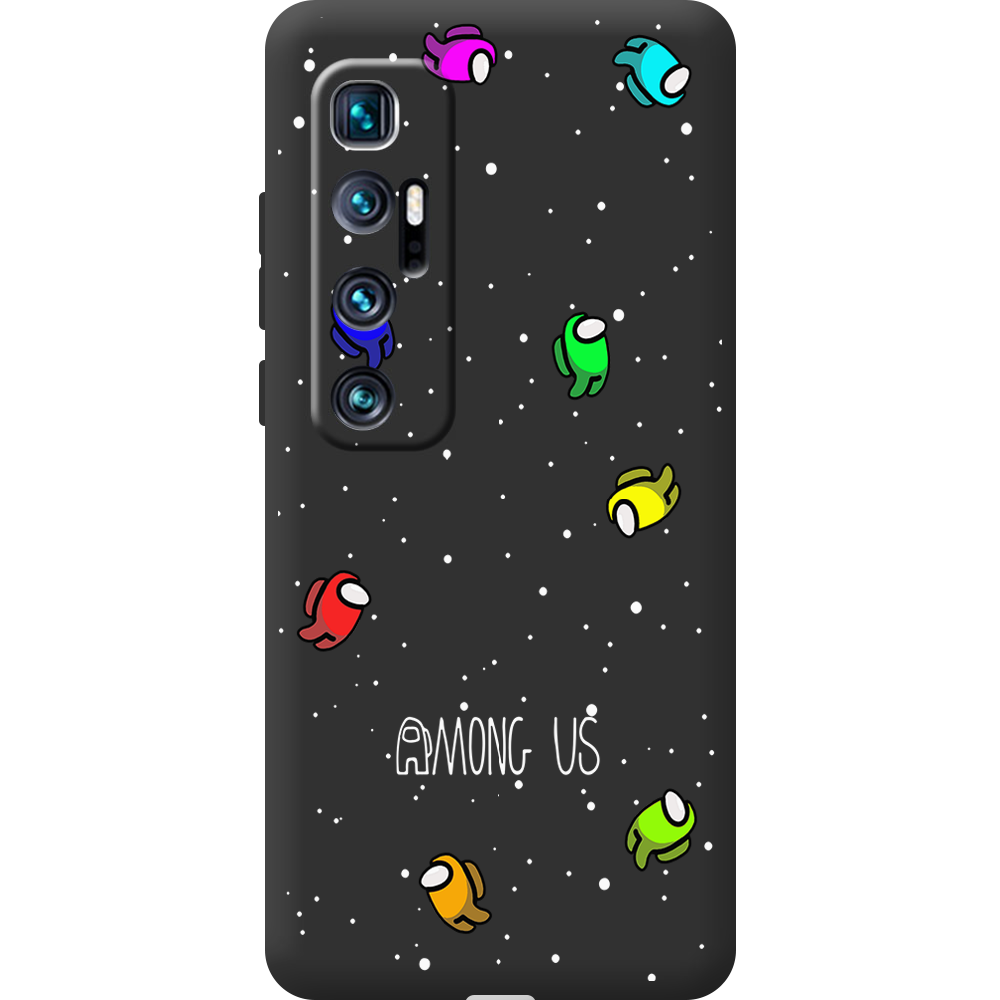 Чехол BoxFace Xiaomi Mi 10 Ultra Among Us Invisible Черный силикон (44423-bk76-44450)