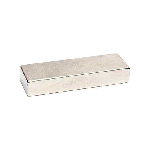 Магніт неодимовий прямокутний 60x20x10 мм N35 Silver (312695)