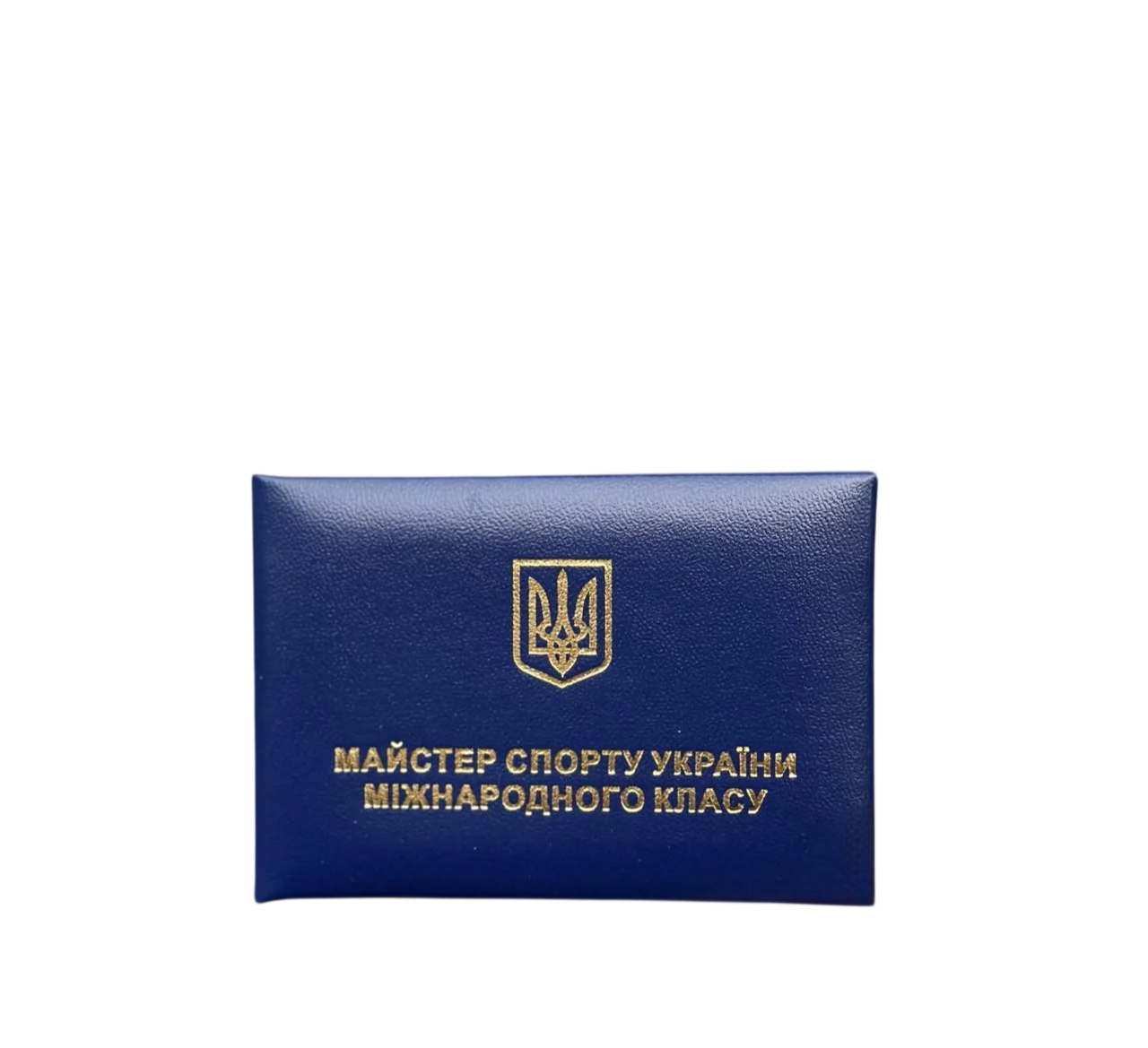 Бланк Посвідчення Майстер спорту України міжнародного класу 10,5х7 см Синій (2827230657)