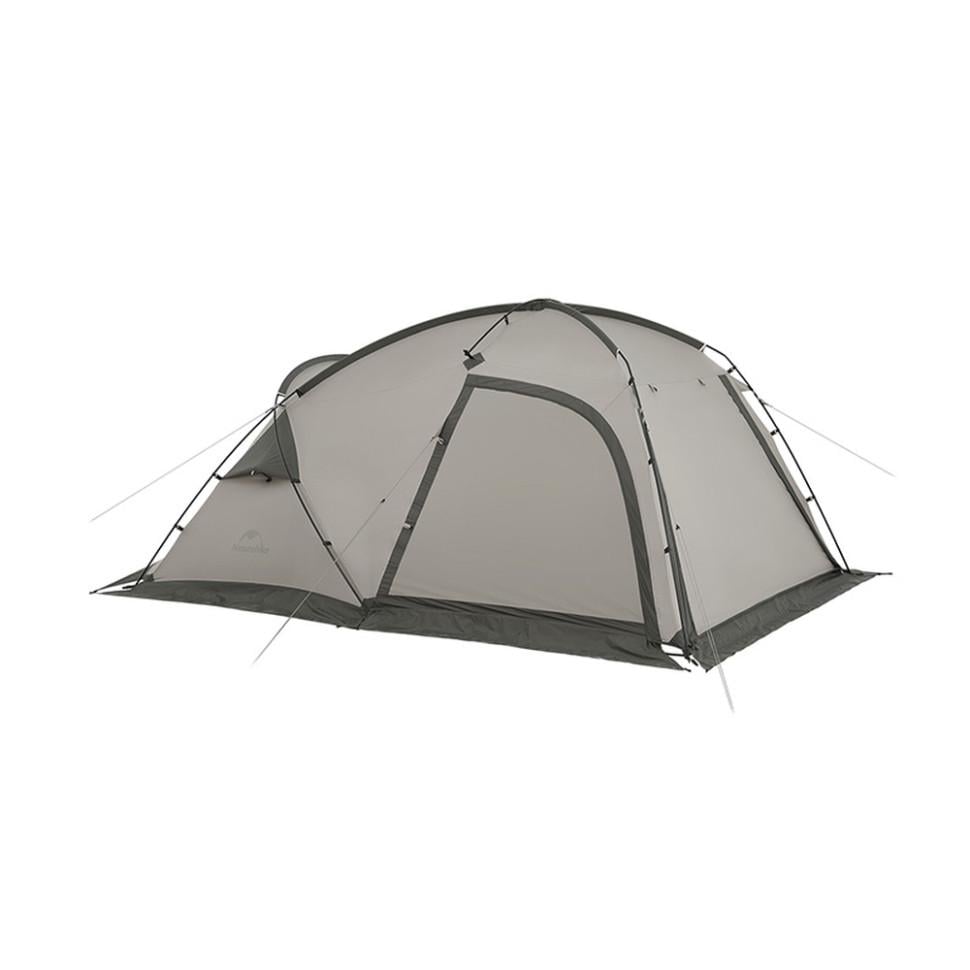Намет двомісний Naturehike Shandi CNK2300ZP017 360x230x145 мм з тамбуром та навісом 2000 мм Grey (6976023925122)