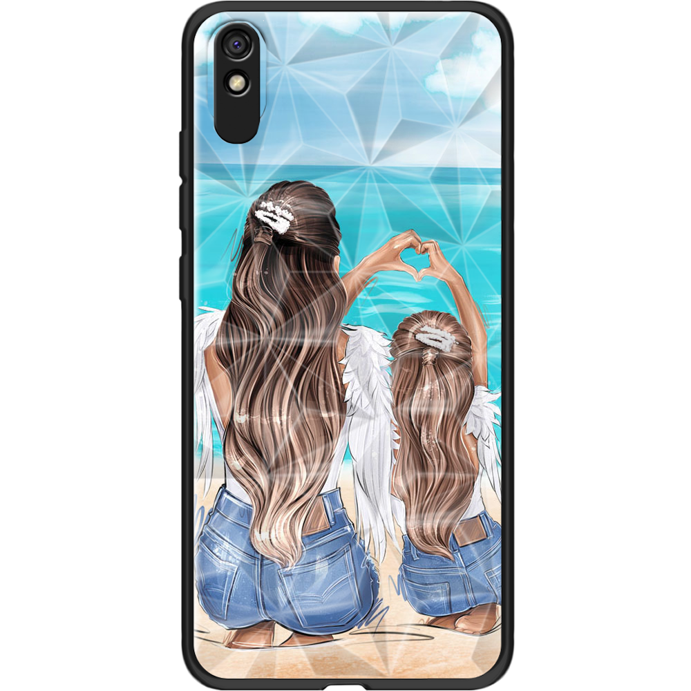 Чехол BoxFace Xiaomi Redmi 9A Family Vacation Черный силикон с призмой (40304-up2380-12345)