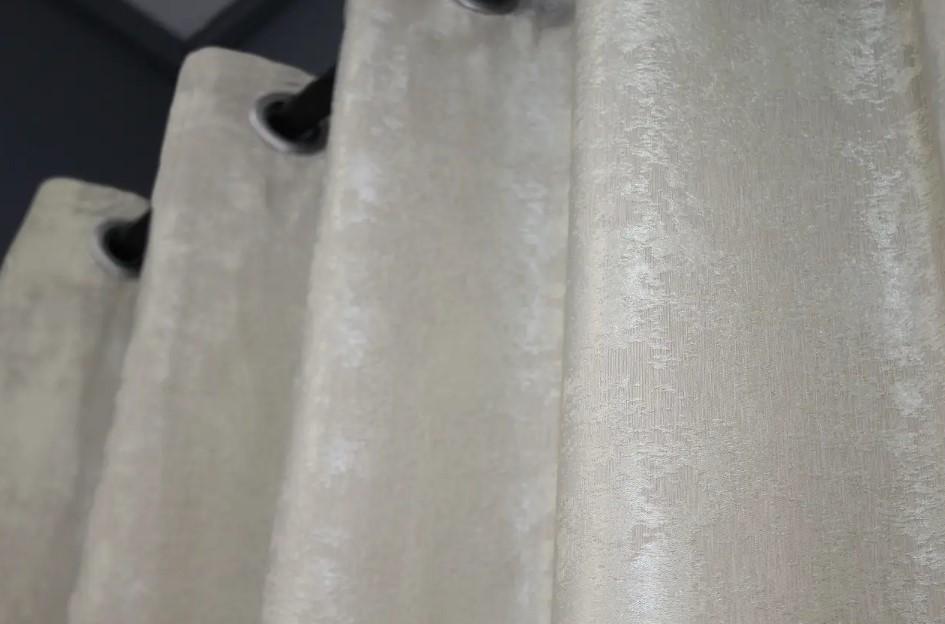 Штори на люверсах SULTAN XO жаккард 1,5х2,5 м 2 шт. Світло-бежевий (1281ш) - фото 4 Штори на люверсах SULTAN XO жаккард 1,5х2,5 м 2 шт. Світло-бежевий (1281ш) - фото 4